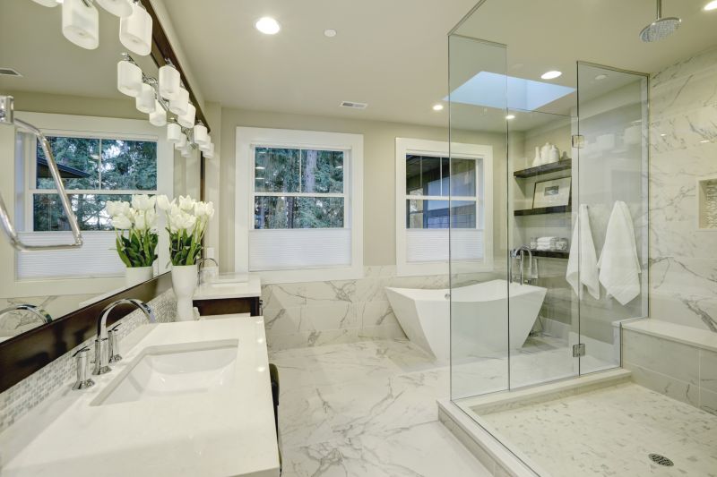 Elegant Shower with Seating